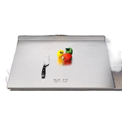 Conveniently Sized Non-Slip Frosted Acrylic Chopping Blocks for Food Preparation