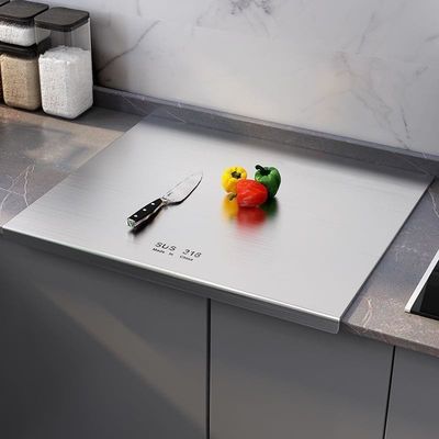 Conveniently Sized Non-Slip Frosted Acrylic Chopping Blocks for Food Preparation
