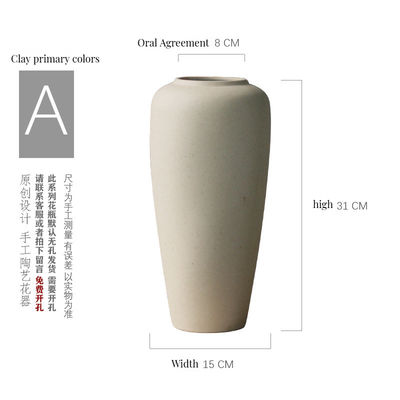 Home Decoration Pieces Ceramic Vase with Modern Art Deco Design and Customized Color