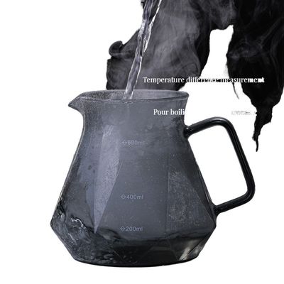 Office Drinkware Type Coffee Tea Sets Durable Transparent Borosilicate Glass Dripper