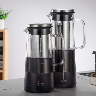 Stainless Steel Filter Iced Tea Coffee Pot with Large Capacity and Exquisite Design