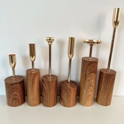 Nordic Style Small Size Ceramic Candlestick for Home Garden Decor Wedding Light Usage