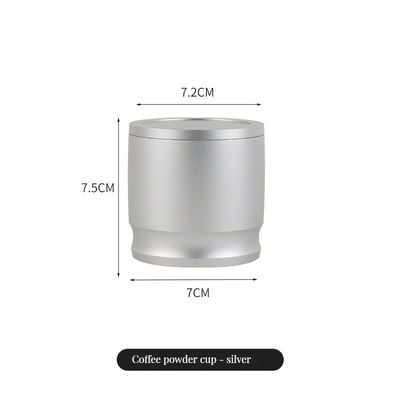 58mm Aluminum Alloy Espresso Coffee Dosing Cup for DIY Plastic Bag-Shaped Tea Packaging