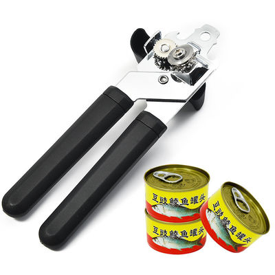 Household Kitchen Gadget Plastic Handle Manual Can Opener with Powerful Function