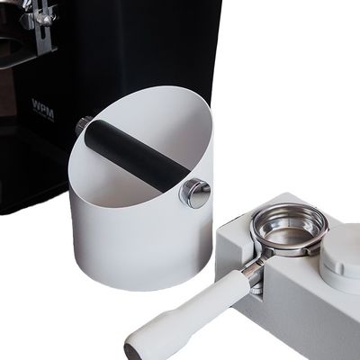 Institutional B235B Solutions Stylish White Knock Box for Milk Usage in Restaurants