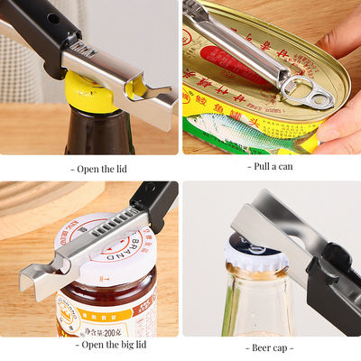 Multifunctional Kitchen Durable Bottle Opener Custom Color Stainless Steel Can Opener