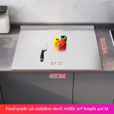 Clear Transparent Frosted 4 Cutting Board With Measurements for Modern Kitchen Design