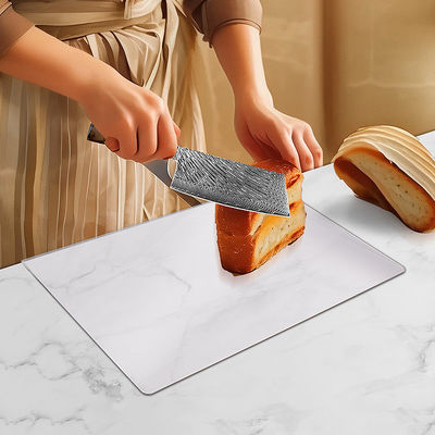Durable Kitchen Tools Custom Logo Acrylic Chopping Block for Safe and Flexible Cutting