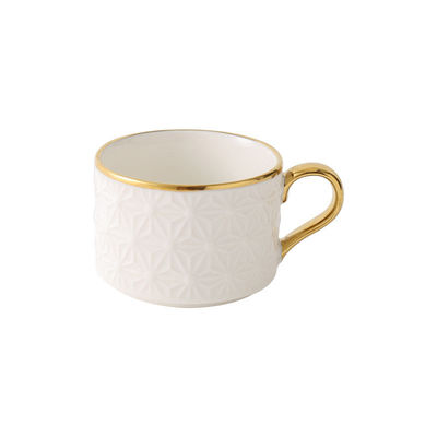 Modern Design Disposable Bone Cup and Saucer Set in Nordic Style for Modern Homes