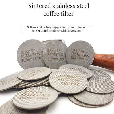 Minimalist Design 58mm Customized Size Stainless Steel Coffee Filter for Espresso Puck