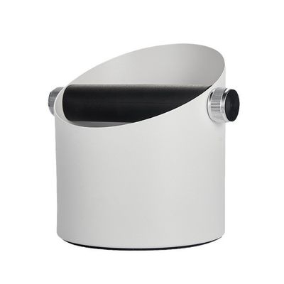 Customized Size White Espresso Knock Box with Removable Knock Bar and Stainless Steel