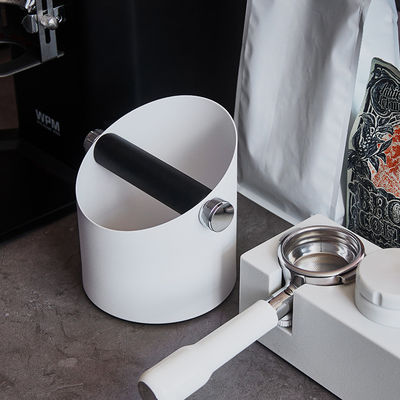 Customized Size White Espresso Knock Box with Removable Knock Bar and Stainless Steel