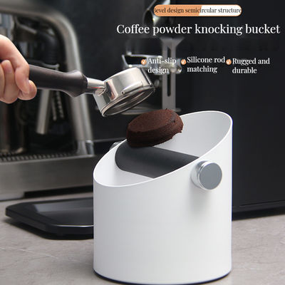 Customized Size White Espresso Knock Box with Removable Knock Bar and Stainless Steel