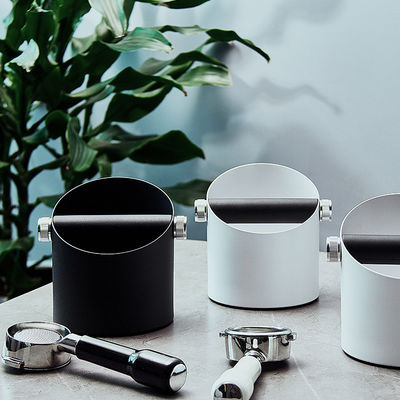 Customized Size White Espresso Knock Box with Removable Knock Bar and Stainless Steel