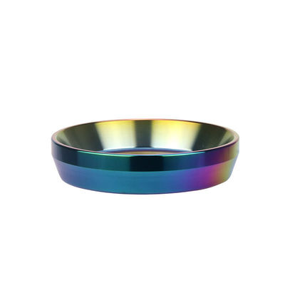 Customize Logo Acceptable Silver Intelligent Dosing Ring Coffee Funnel For Portafilter