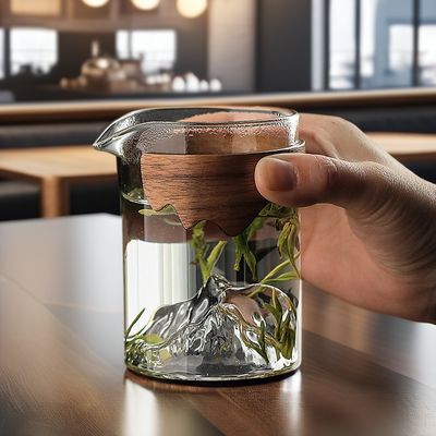 240ml Clear Glass Cup Handmade Eco-Friendly Design CLASSIC Style for Hotels and Cafes