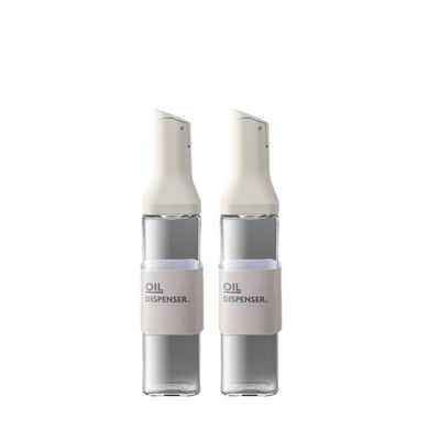 500ml Capacity Glass Oil Jug with Modern Leak-Proof Design and Sauce Boat Pourer