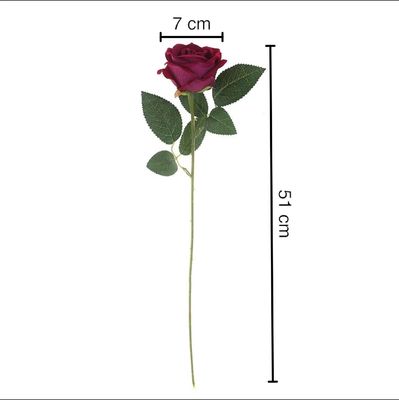 Multicolor Artificial Roses Small White Wedding Flowers for DIY Decor and Room Decor