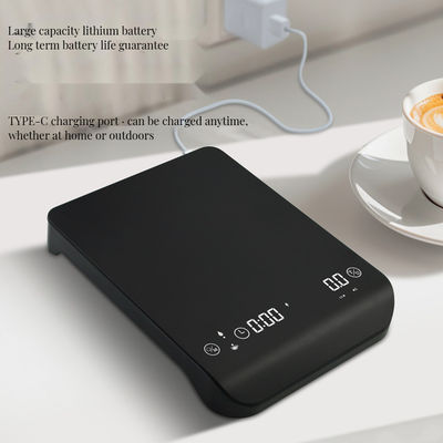 Home Coffee Scale with Timer Function High Precision ABS Electronic Design 3kg Capacity