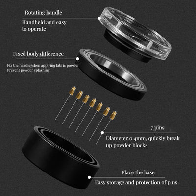 Black 7 Needles 0.4mm WDT Espresso Coffee Distributor Tool Tea Coffee Needle Distributor WDT Tool