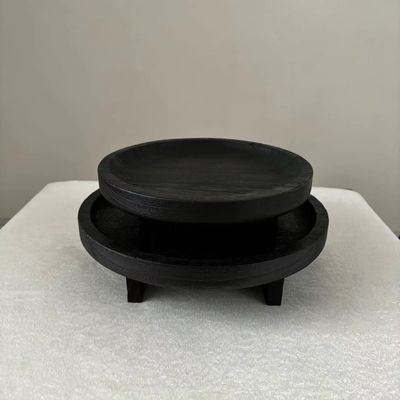 Baking Tools Natural Wooden Display Stool with Handcrafted Design Customizable Options