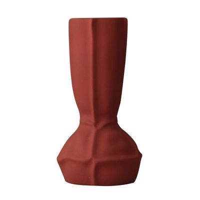 Charming Golden Flower Design Ceramic Vase for Modern Home Decor in Middle Eastern Style