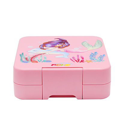 Convenient 1-3L Capacity Dual-Tier Plastic Bento Box for All Ages Leakproof and Microwave Safe