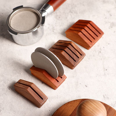 Home Coffee Milk Frother Foamer Mixer with Walnut and Silicone Screen V60 Knock Box