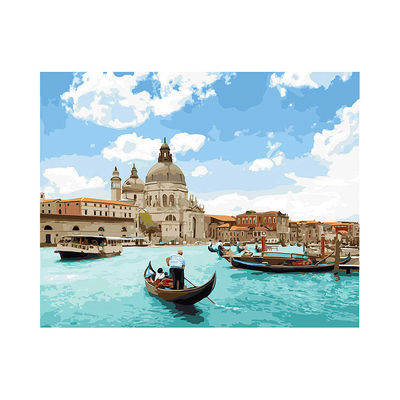 Create a Classical Style Landscape Portrait with Our DIY Hand-Painted Oil Art Canvas Kit
