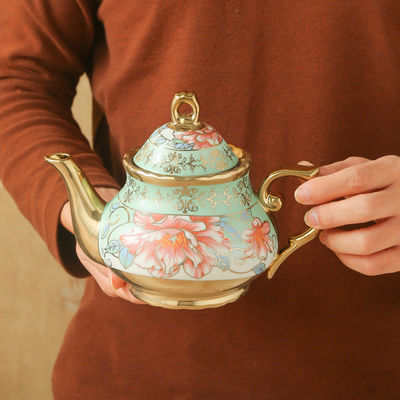 Coffee Equipment 13-Piece Ceramic Cup Set for Sustainable and English Fairy Tale Home