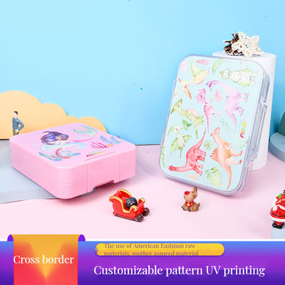 Aohea 4-Cell Bento Box Japanese-Style Lunch Box Containers with Customized Size