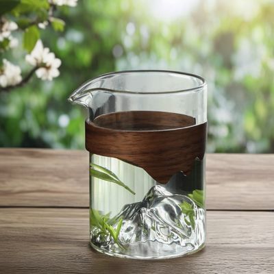 240ml Transparent Tea Glass Cup Classic Design Handmade Eco-Friendly Cup for Water Milk