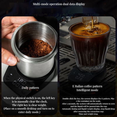 High Precision ABS Shell Coffee Scale with Timer and Type-C Charging for BAMBOO Stocked Feature