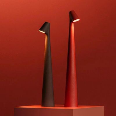 Portable Rechargeable LED Table Lamp Art Deco Design Style with Animal Pattern Ceramic