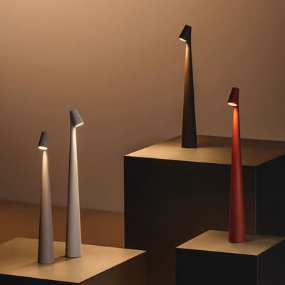 Portable Rechargeable LED Table Lamp Art Deco Design Style with Animal Pattern Ceramic