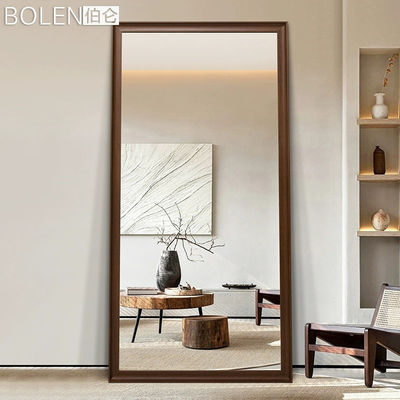 Custom Large Full Size Long Wall Floor Standing Mirror with Glass Rectangular Frame