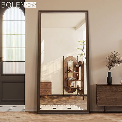Custom Large Full Size Long Wall Floor Standing Mirror with Glass Rectangular Frame