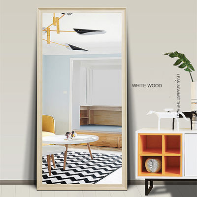 Custom Large Full Size Long Wall Floor Standing Mirror with Glass Rectangular Frame