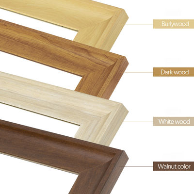 Modern Stylish Full-Length MDF Wood Frame Wall Floor Mirror for Living Room Decoration
