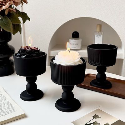 Ramadan Camellia Scented Soy Wax Candle in Father's Day Gift Box Packaging Ceramic Cup
