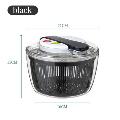 2024 Large Manual 3-in-1 Multifunction Plastic Kitchen Tool Fruit Vegetable Dryer with Lid Lettuce Salad Spinner