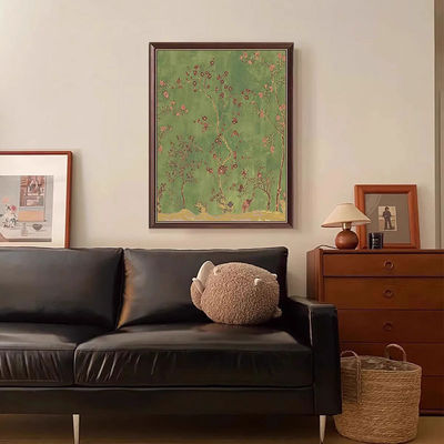 Hotel Design Canvas Wall Art with Sophisticated Modern Abstract Oil Painting and Frame