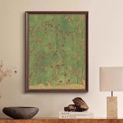 Hotel Design Canvas Wall Art with Sophisticated Modern Abstract Oil Painting and Frame
