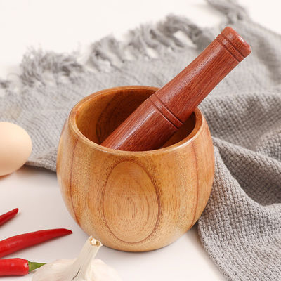 Hand Vegetable Slicer Made of Bamboo for Efficiently Grinding Herbs Garlic Walnuts Spices