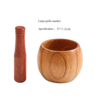 Hand Vegetable Slicer Made of Bamboo for Efficiently Grinding Herbs Garlic Walnuts Spices