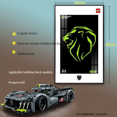 Art Deco Style Decorative Hanging Painting Frame Wall and Table Display for Car Owners