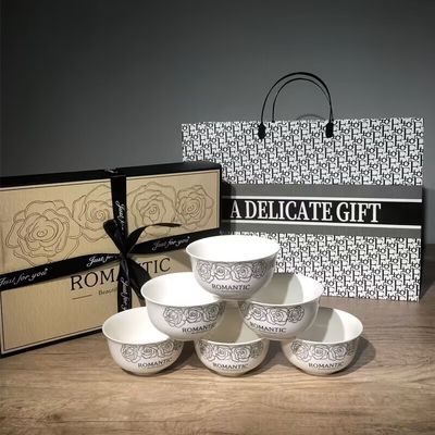 Dinnerware Sets Exquisite Smooth Stoneware Tableware with Customized Bowls and Plates