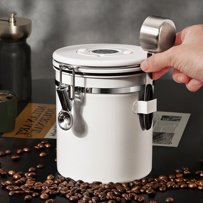 Multifunctional Stainless Steel Coffee Bean Storage Container with Custom Logo 1500ml