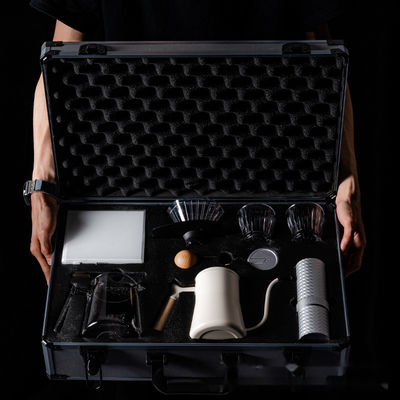 Barista Tools for Home Hotel Restaurant Office Includes Manual Grinder and Share Pot