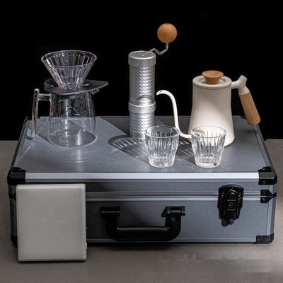 Barista Tools for Home Hotel Restaurant Office Includes Manual Grinder and Share Pot